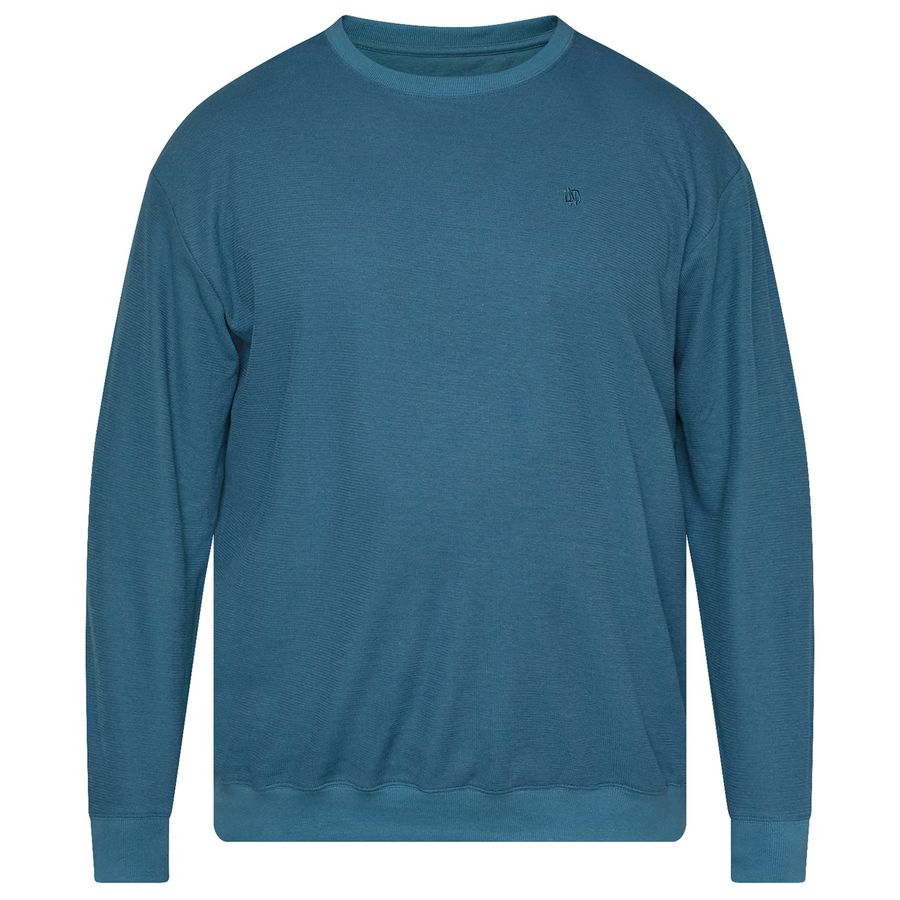North Latitude XXL Sweatshirt petrolblau Struktur