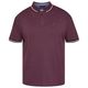 North Latitude Übergrößen Poloshirt aubergine