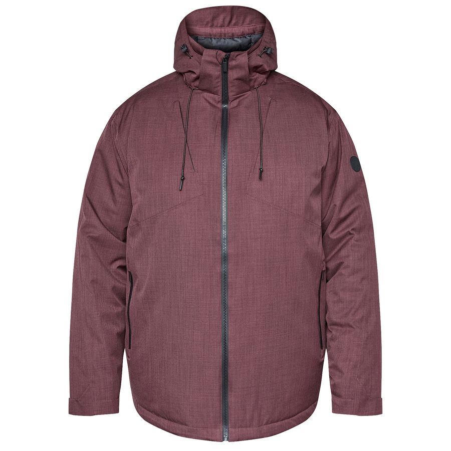 North Latitude Übergrößen Winterjacke aubergine