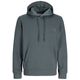 Jack&Jones Übergröße Hoodie dunkelgrau JJECORP Print Jack&Jones Übergröße Hoodie dunkelgrau JJECORP Print