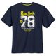 Adamo Übergröße T-Shirt navy Frontprint New York Adamo Übergröße T-Shirt navy Frontprint New York