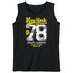 Adamo Tanktop Übergröße schwarz Frontprint New York Adamo Tanktop Übergröße schwarz Frontprint New York