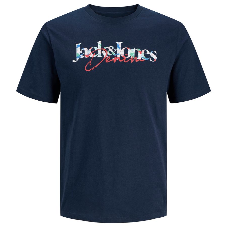 Jack&Jones Übergrößen T-Shirt JJTOM navy Print