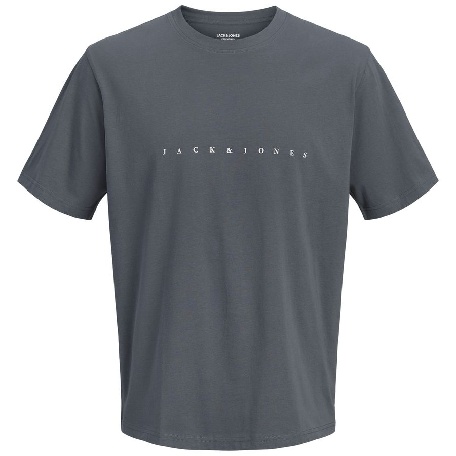 Jack&Jones XXL T-Shirt Logoprint JJESTAR dunkelgrau