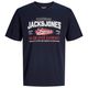 Jack&Jones Übergrößen T-Shirt dunkelblau JJELOGO