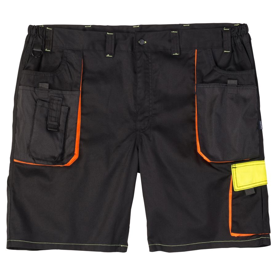 Adamo Übergrößen Arbeits-Shorts schwarz