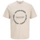 Jack&Jones Übergrößen T-Shirt beige Print JJBENSON Jack&Jones Übergrößen T-Shirt beige Print JJBENSON