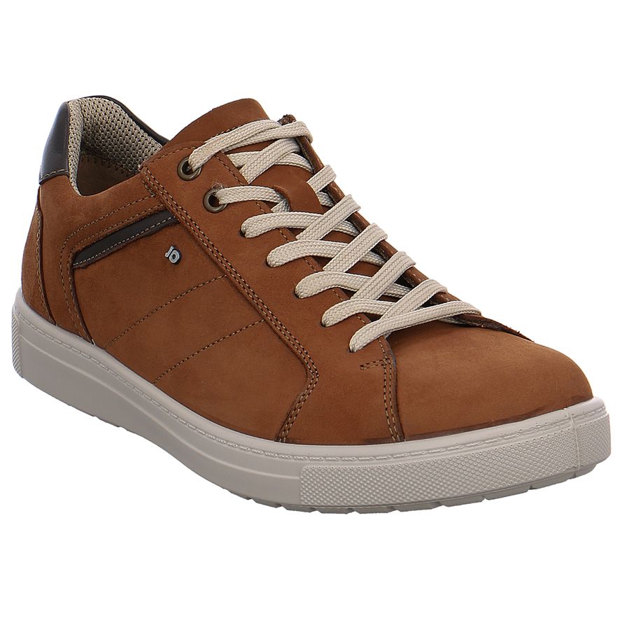 Jomos Leder-Schnürhalbschuh Rallye cognacbraun