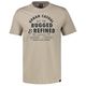 Lerros Übergrößen T-Shirt beige Frontprint Lerros Übergrößen T-Shirt beige Frontprint