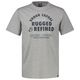 Lerros Übergrößen T-Shirt grau melange Frontprint Lerros Übergrößen T-Shirt grau melange Frontprint