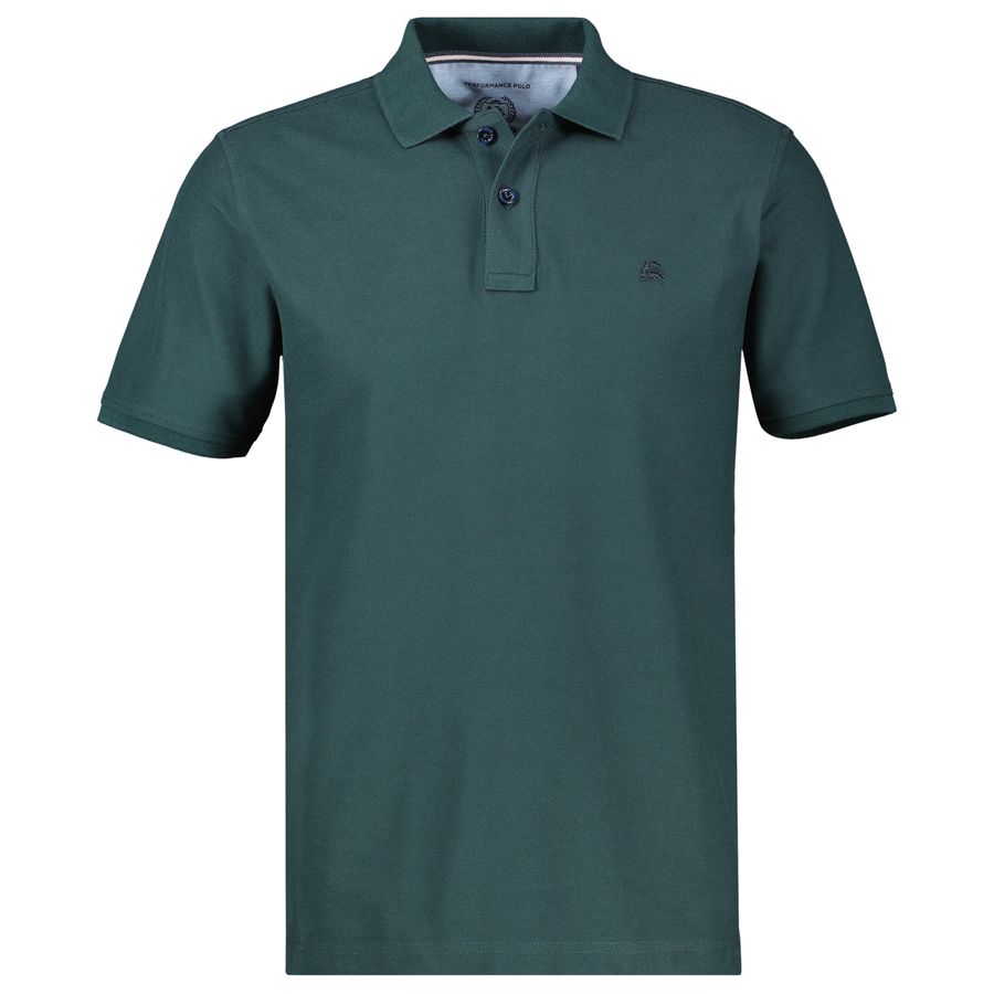 Lerros Übergrößen Basic-Poloshirt dunkelpetrol
