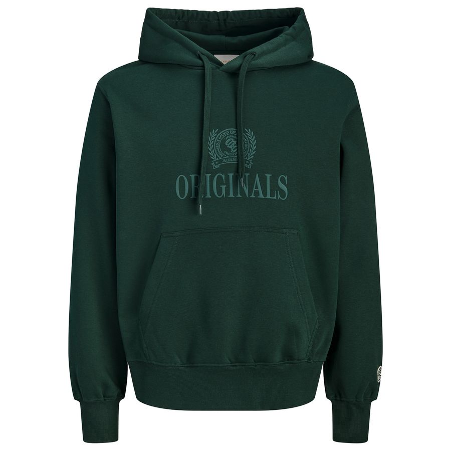 Jack&Jones XXL Hoodie JORFREDERIKSBERG grün Print