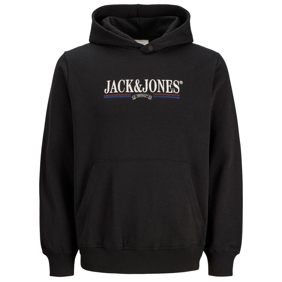 Jack&Jones XXL Hoodie schwarz Print JORFREDERIKSBERG
