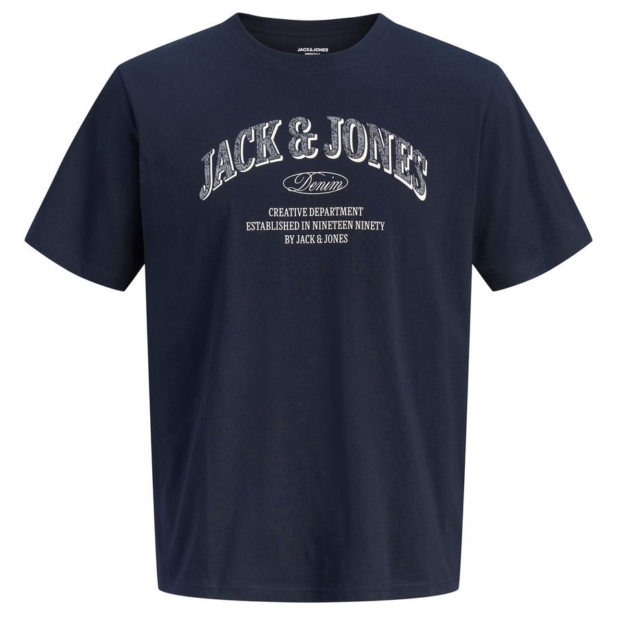 Jack&Jones XXL T-Shirt dunkelblau Print JJEDENVER