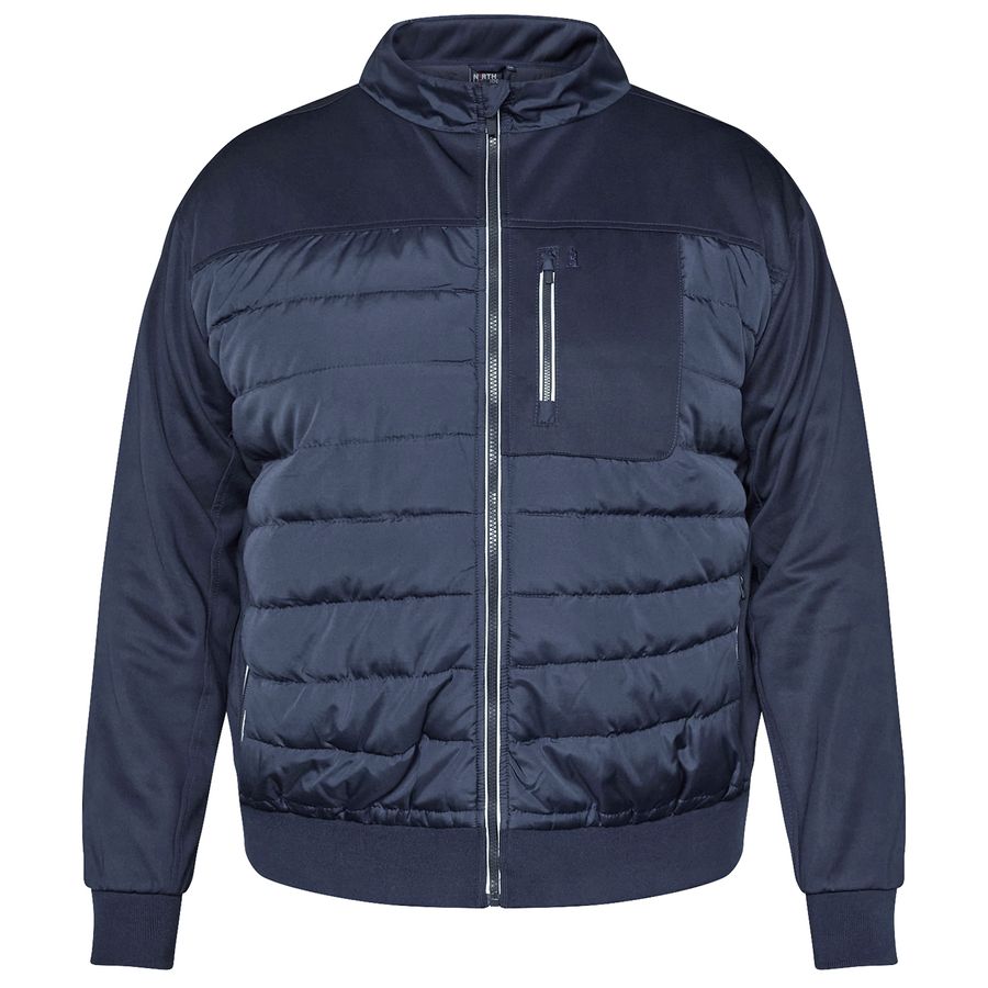 North Latitude Übergrößen Übergangsjacke dunkelblau