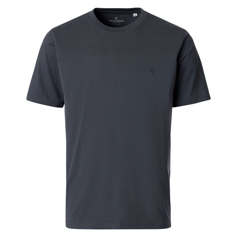 CasaModa Übergrößen Basic T-Shirt dunkelgrau
