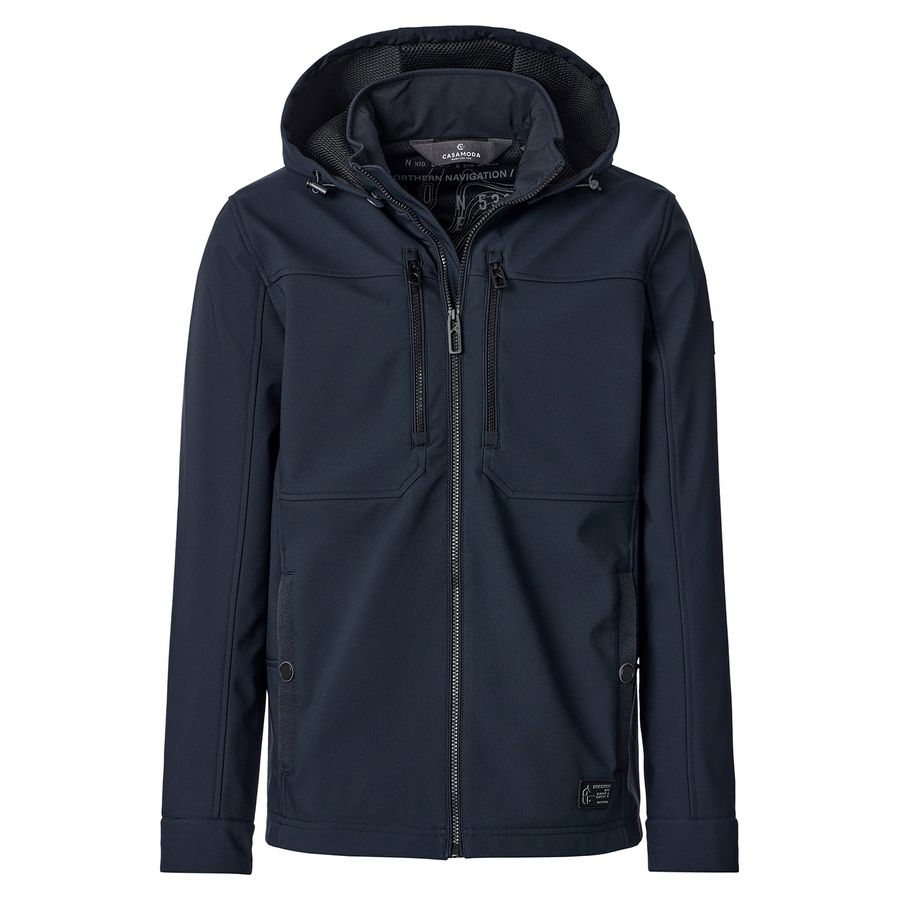 CasaModa XXL Softshell-Funktionsjacke dunkelblau