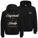 Jack&Jones XXL Hoodie schwarz Rückenlogo JORNORREBRO