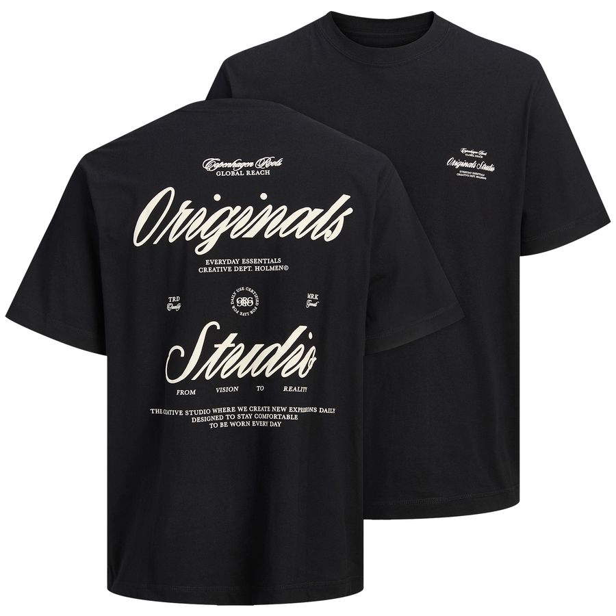 Jack&Jones T-Shirt XXL schwarz JORNORREBRO Print