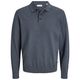 Jack&Jones Übergrößen Langarm-Polo dunkelgrau Jack&Jones Übergrößen Langarm-Polo dunkelgrau