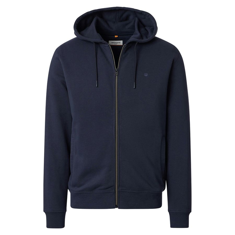 Redmond Übergrößen Kapuzen-Sweatjacke dunkelblau