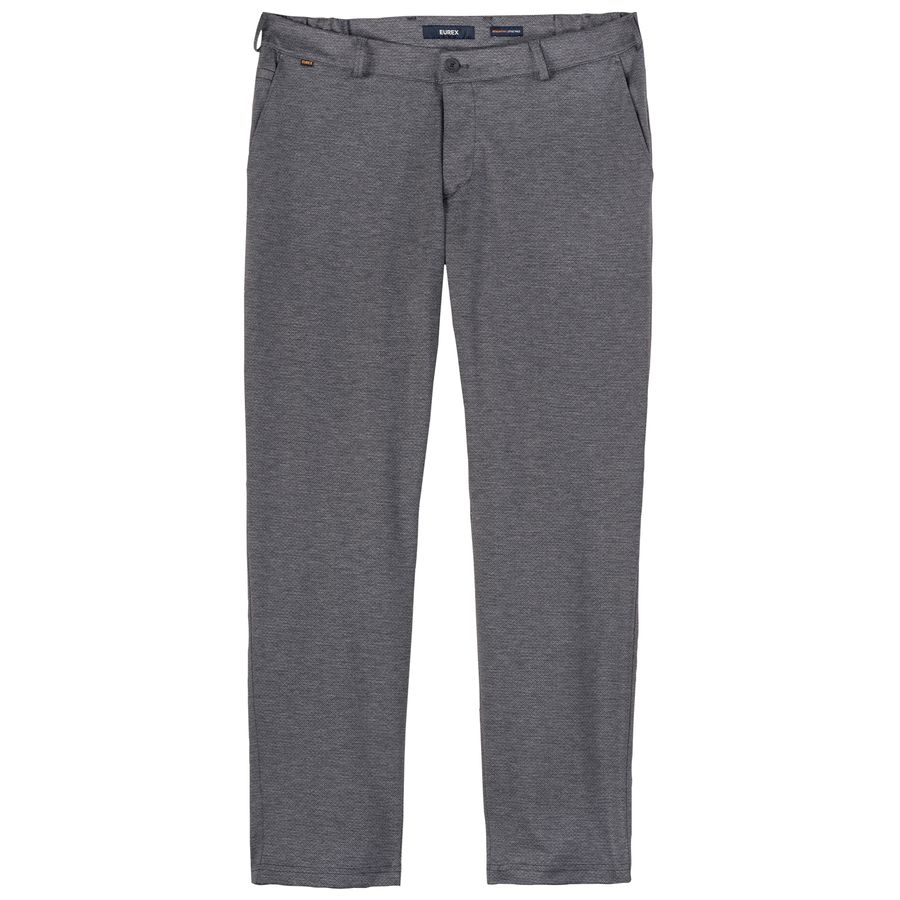 Eurex Übergrößen Thilo Jersey-Chino grau gemustert