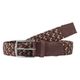 Eurex Brax Stretch Flechtgürtel XXL braun-beige-grau