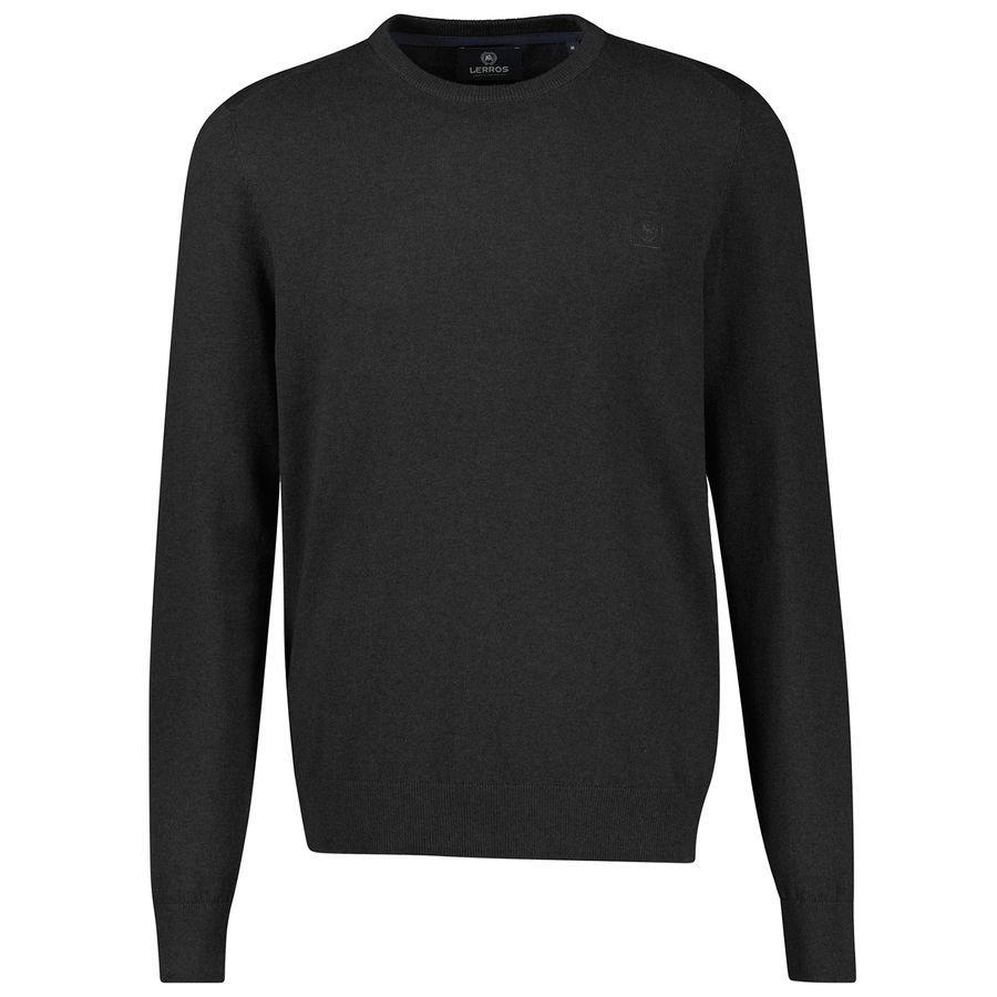 Lerros Übergrößen Feinstrickpullover schwarz