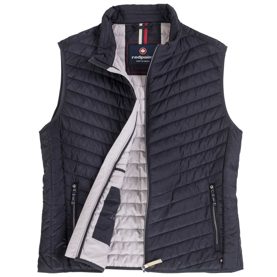 Redpoint Übergrößen leichte Steppweste Wade navy