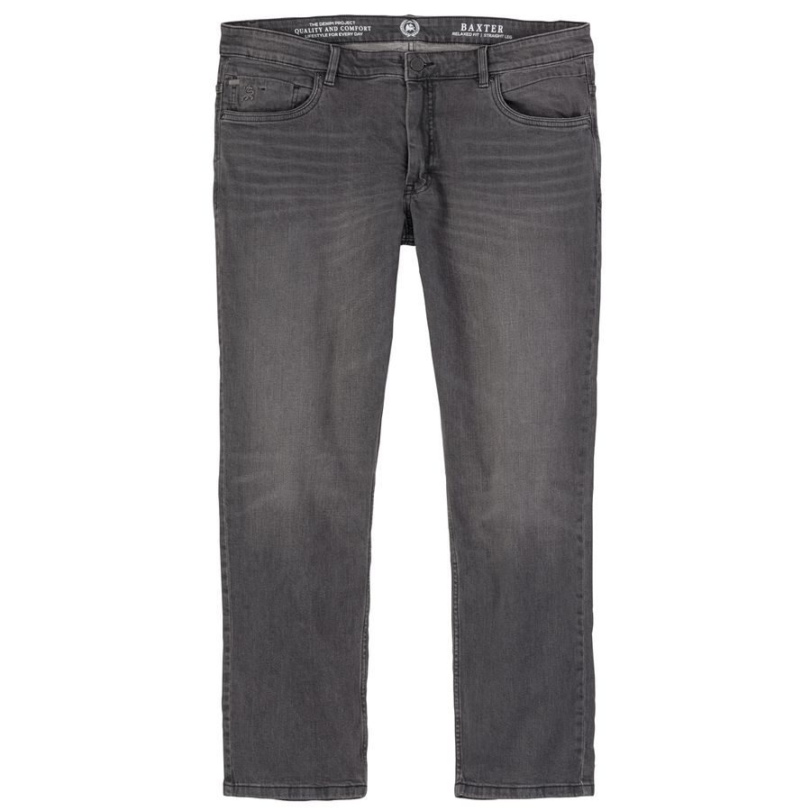 Lerros Stretch-Jeans Übergrößen black used Baxter