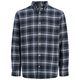Jack&Jones XXL Langarmhemd JJEFIELD Karo blau-grau Jack&Jones XXL Langarmhemd JJEFIELD Karo blau-grau