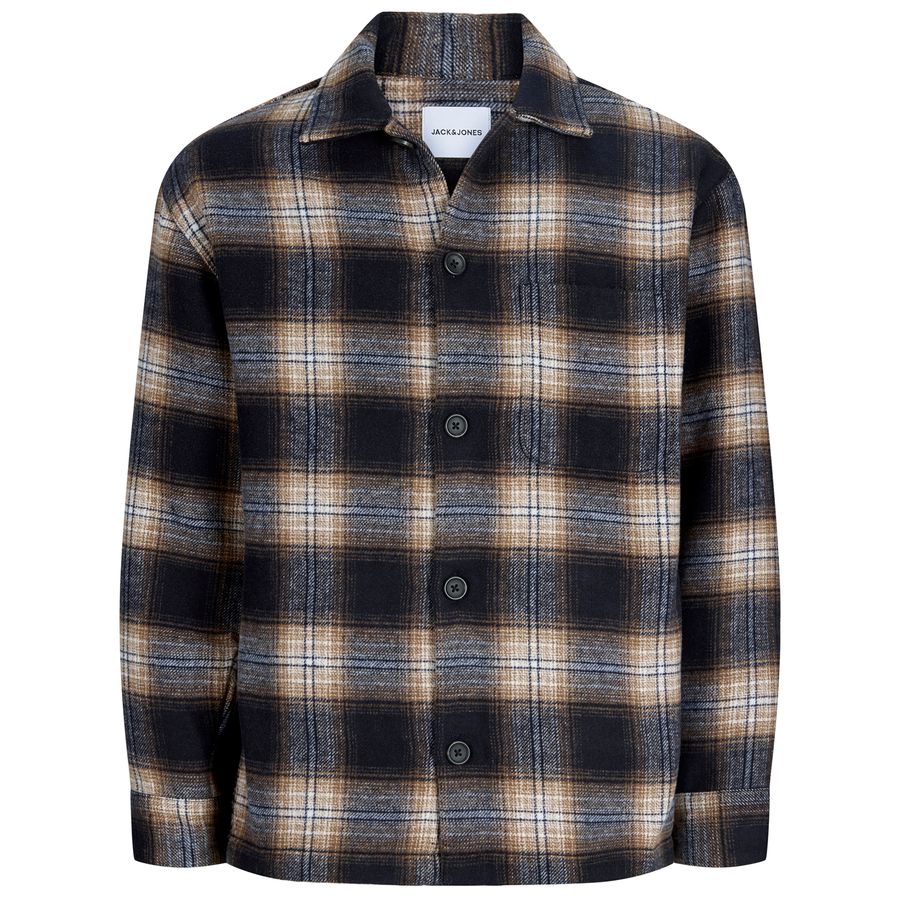 Jack&Jones XXL Hemdjacke navy-beige-creme JJESOHO 
