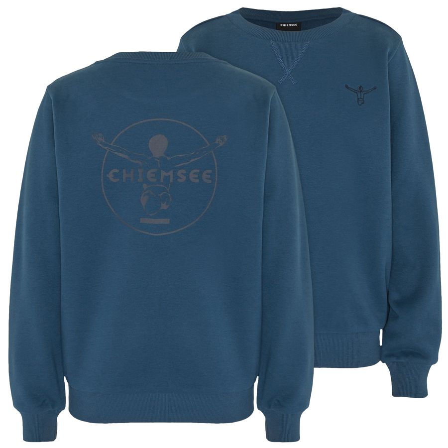 Chiemsee Übergrößen Sweatshirt blau Rückenprint