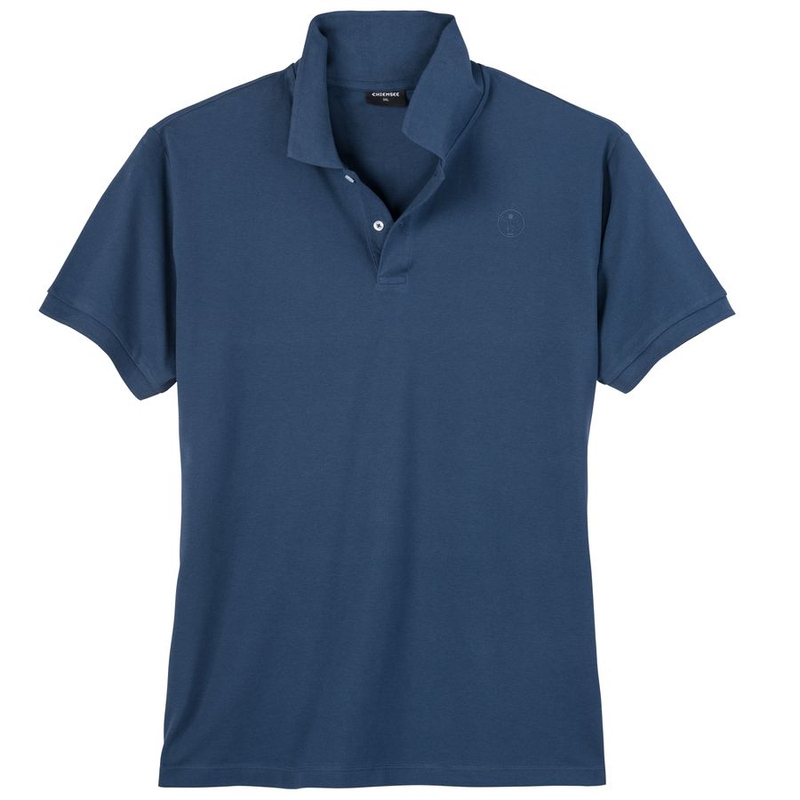 Chiemsee Übergrößen Basic-Poloshirt blau