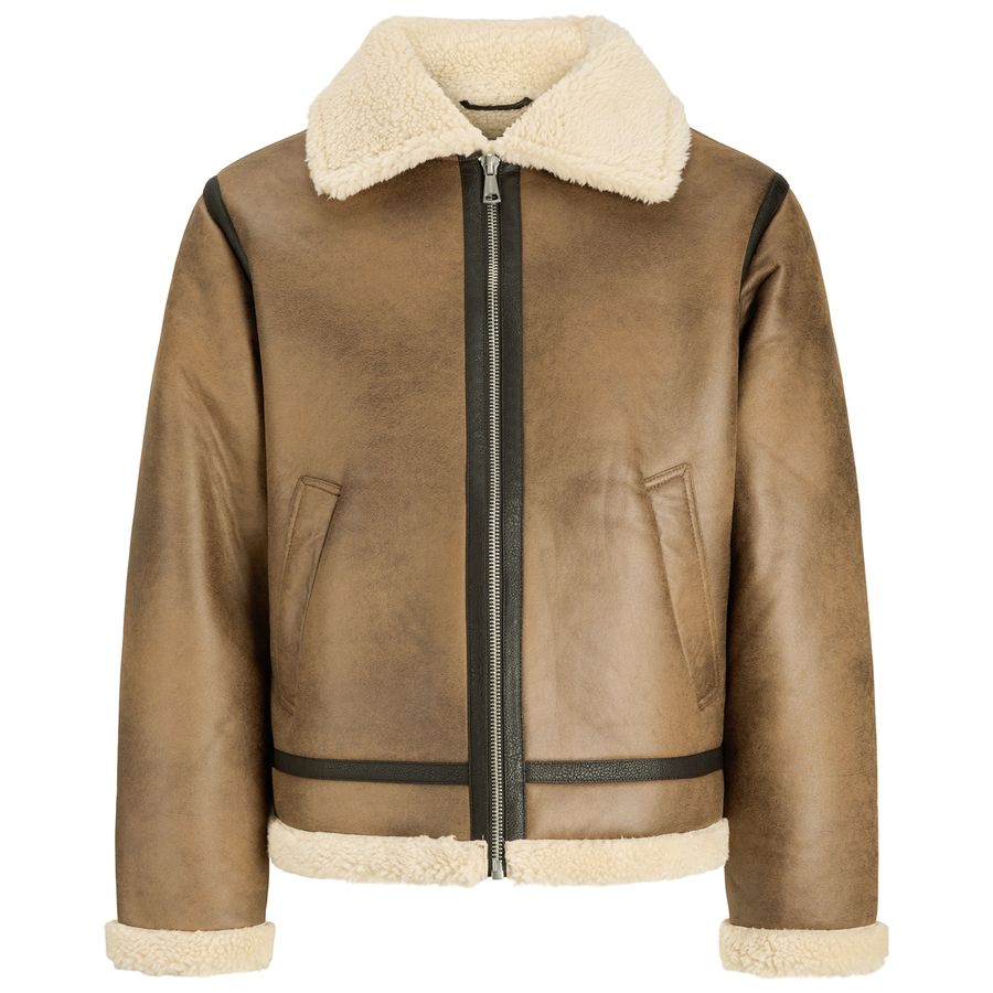 Jack&Jones Fliegerjacke braun JORNORREBRO Übergröße