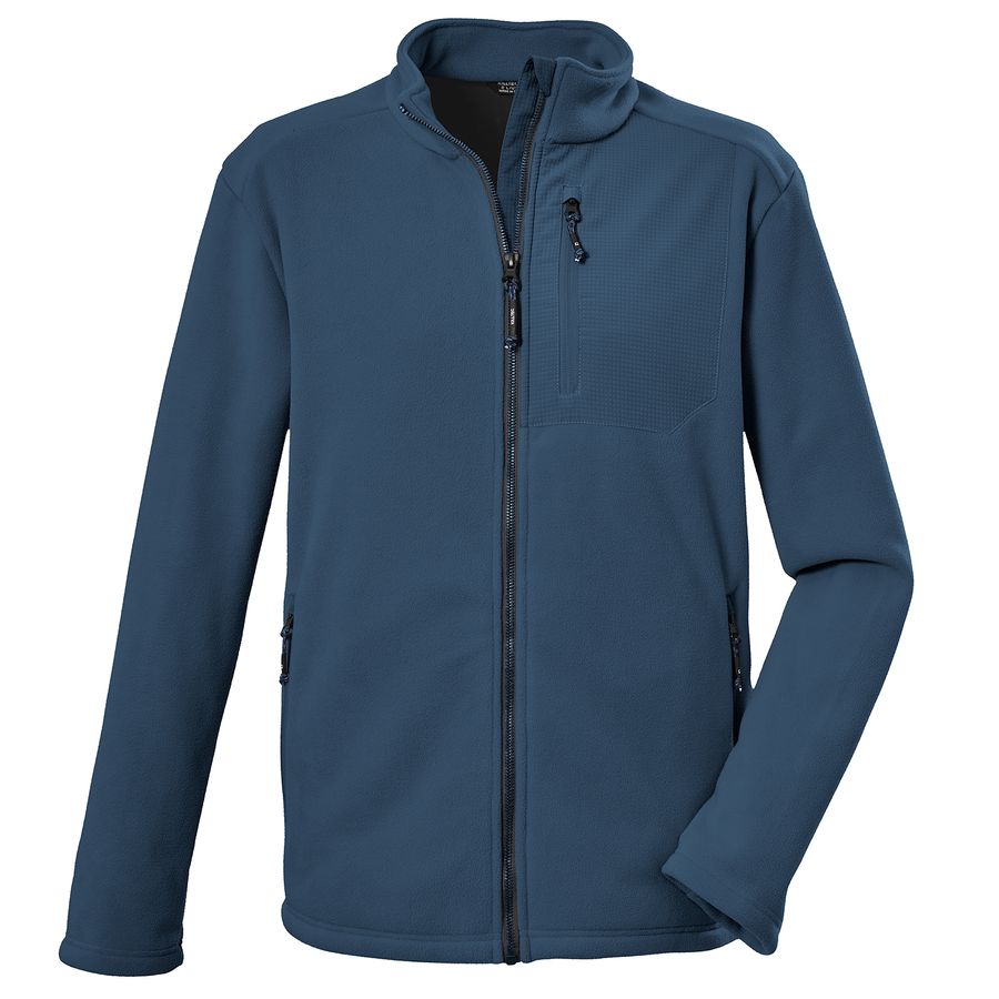 Killtec Übergrößen Fleecejacke blau Kow