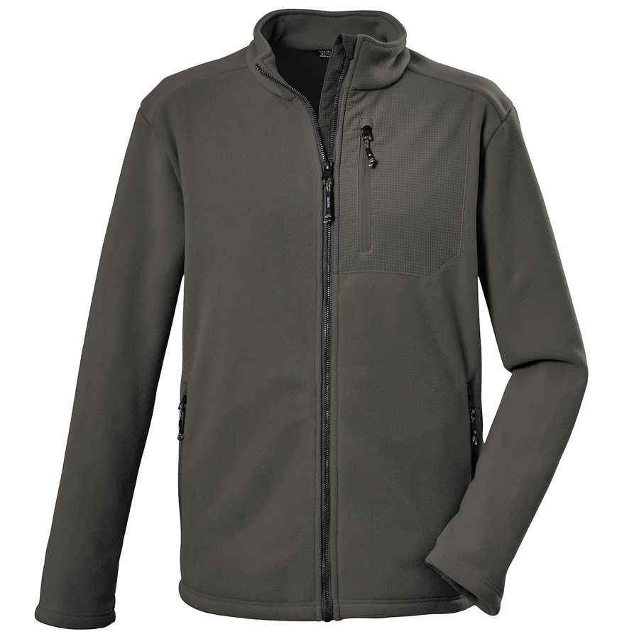 Killtec Übergrößen Fleecejacke graugrün Kow
