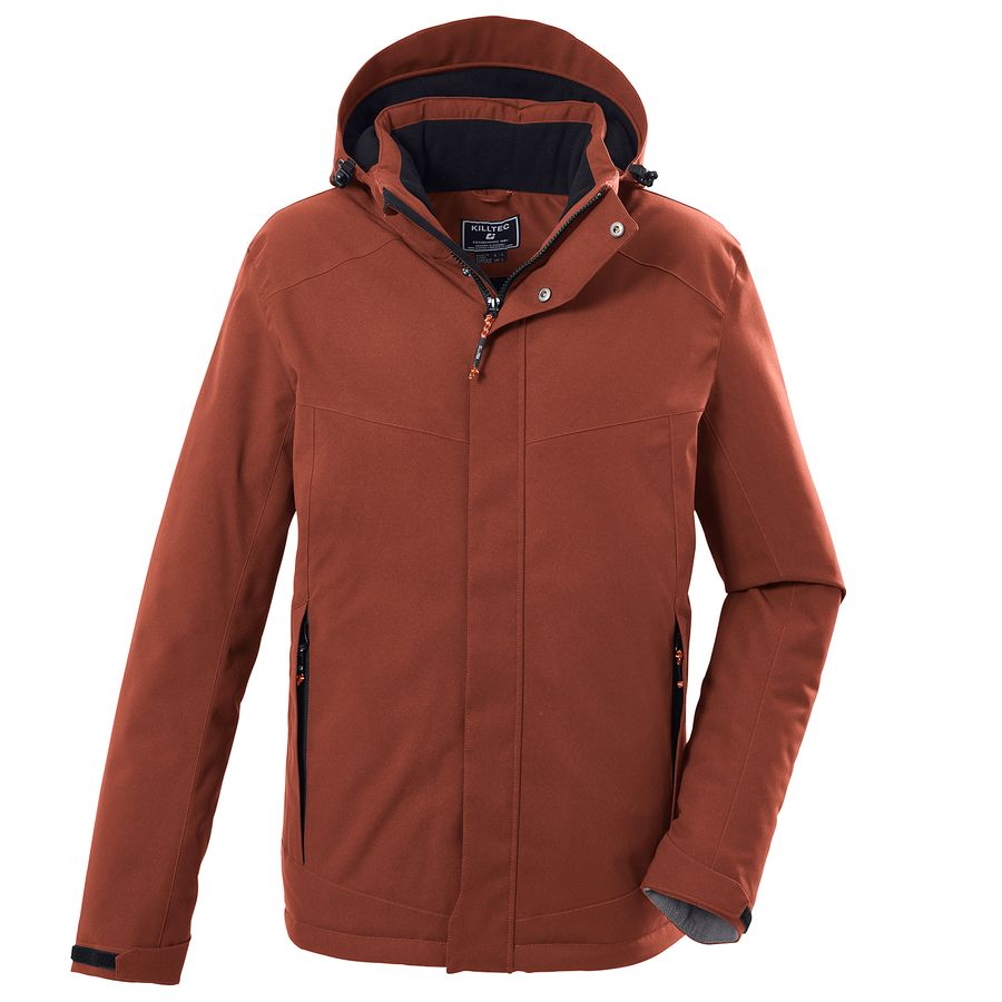 Killtec Übergröße Funktions-Winterjacke rostbraun KOW