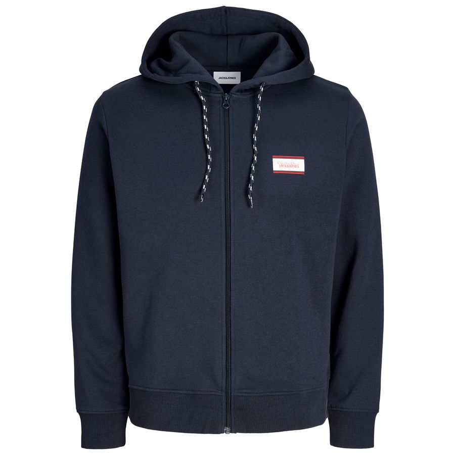 Jack&Jones XXL Kapuzen-Sweatjacke navy JJBUSTER