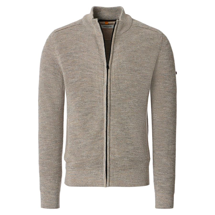 Redmond Übergrößen Strickjacke beige melange