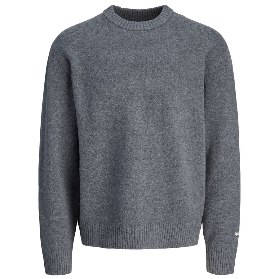 Jack&Jones XXL Strick-Pullover JORNORREBRO anthrazit