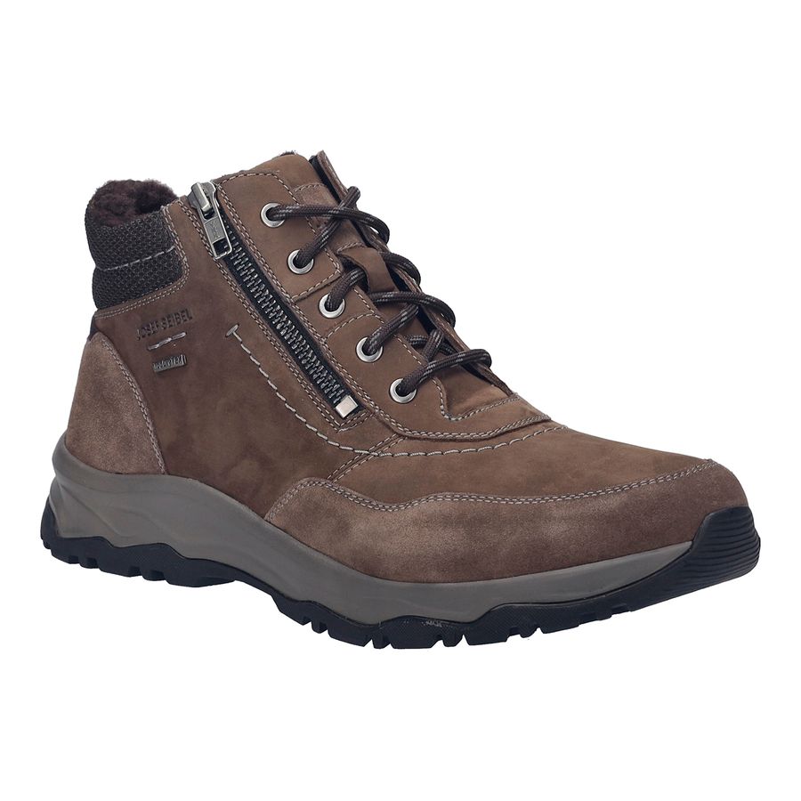 Josef Seibel Leder-Stiefelette braun Plüsch Leroy 57