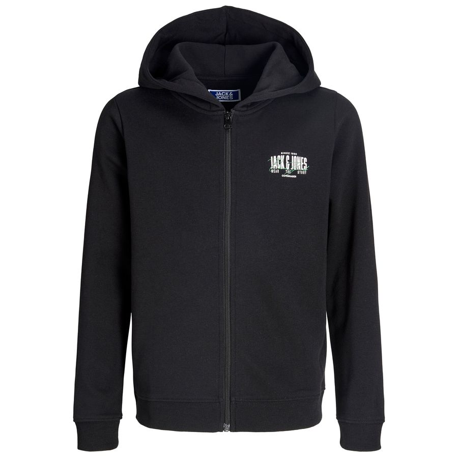 Jack&Jones Übergrößen Sweatjacke schwarz JJAERO