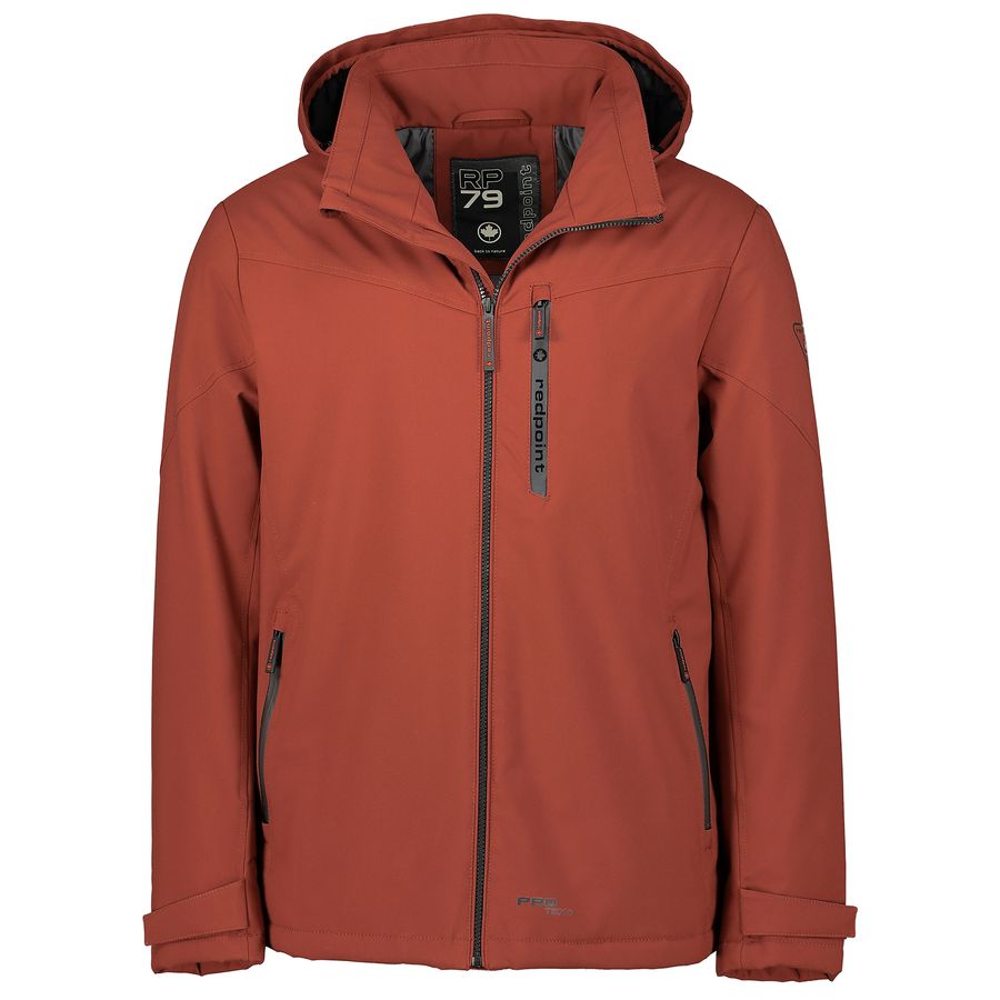 Redpoint Übergrößen Funktionsjacke Len 3.0 rotbraun