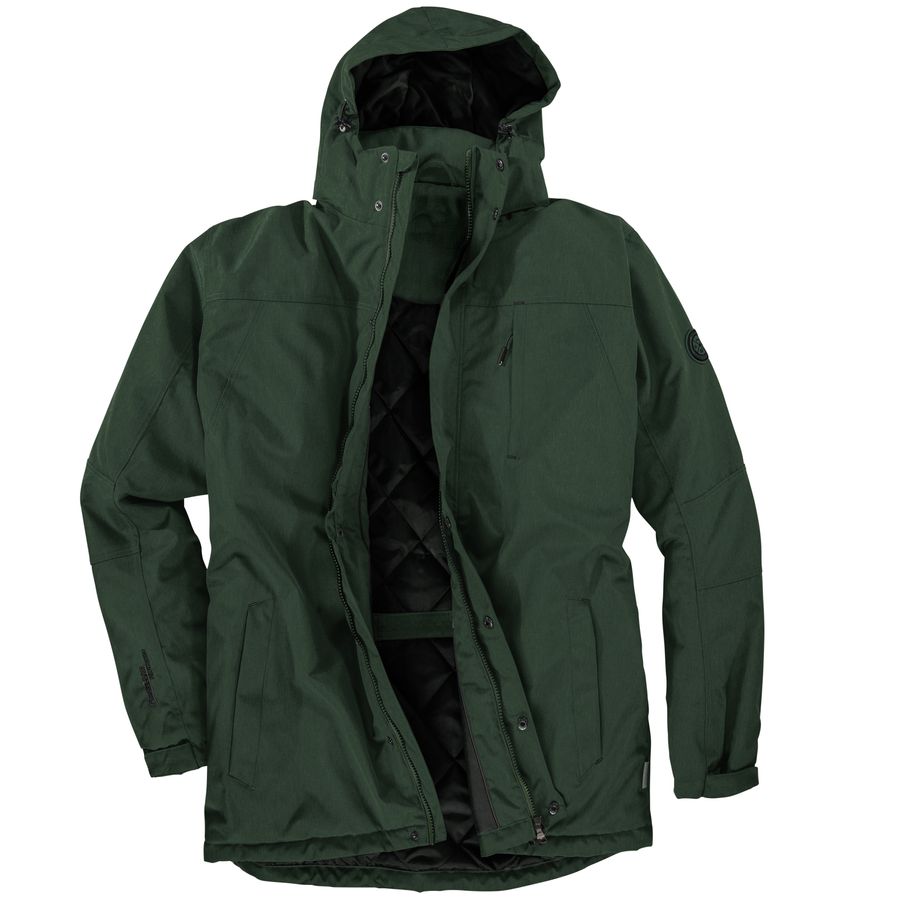 Blue Wave Übergrößen Funktionsjacke grün Chris warm