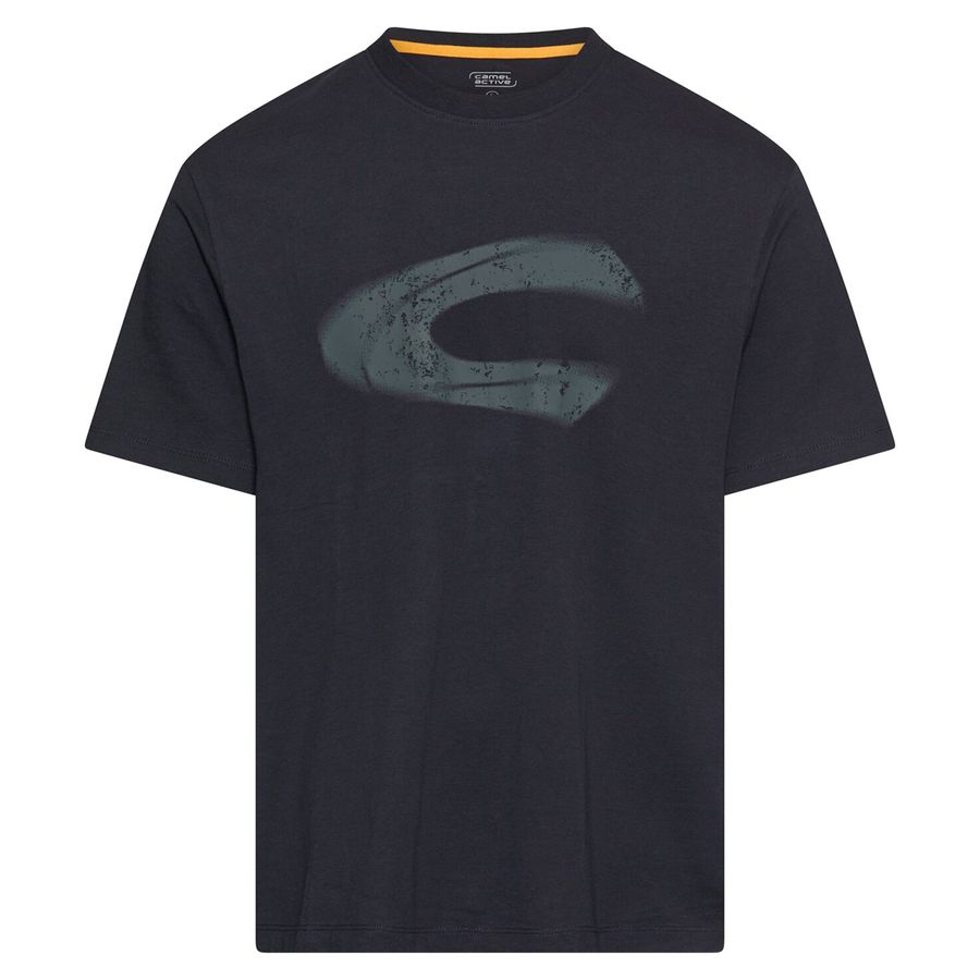 Camel Active Übergrößen T-Shirt navy Frontprint