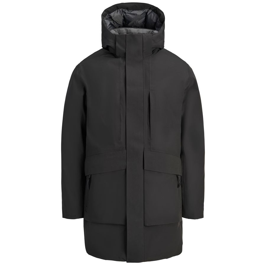 Jack&Jones XXL Funktions-Parka schwarz JPRBLAMOON