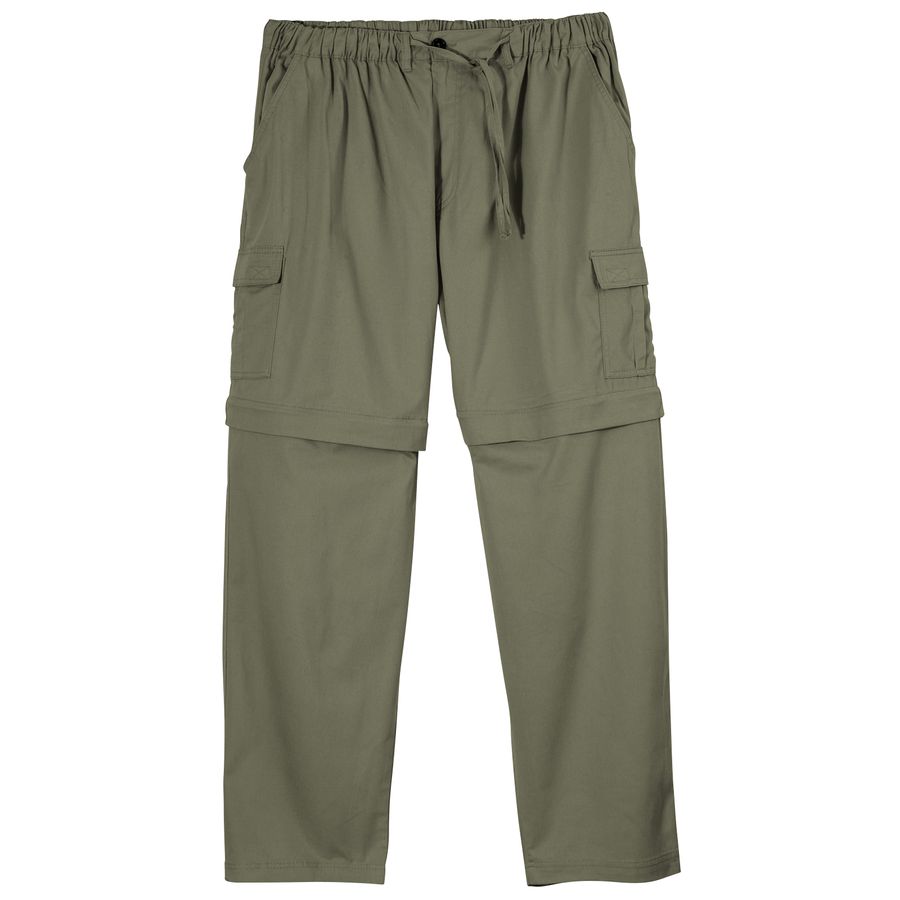 Abraxas Übergrößen Zipp-off Cargo-Hose khaki