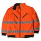 Marc & Mark Warnschutz 2in1 XXL Arbeitsjacke orange Marc & Mark Warnschutz 2in1 XXL Arbeitsjacke orange