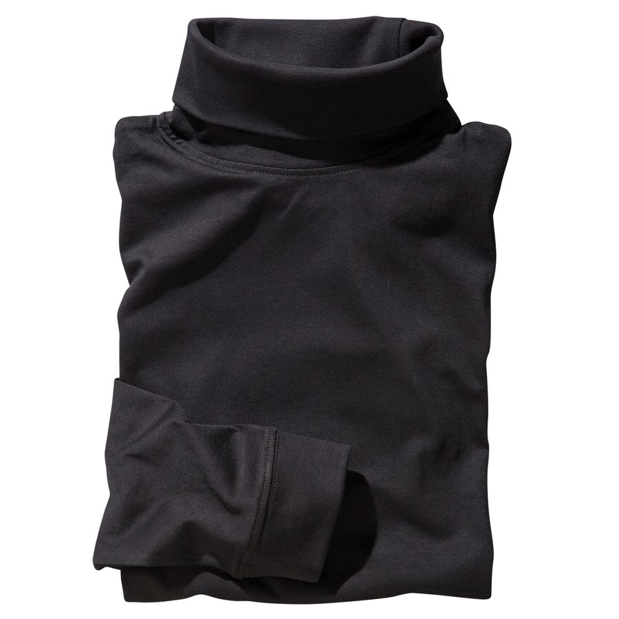 Schwarzes Redfield Rollkragen-Langarmshirt XXL
